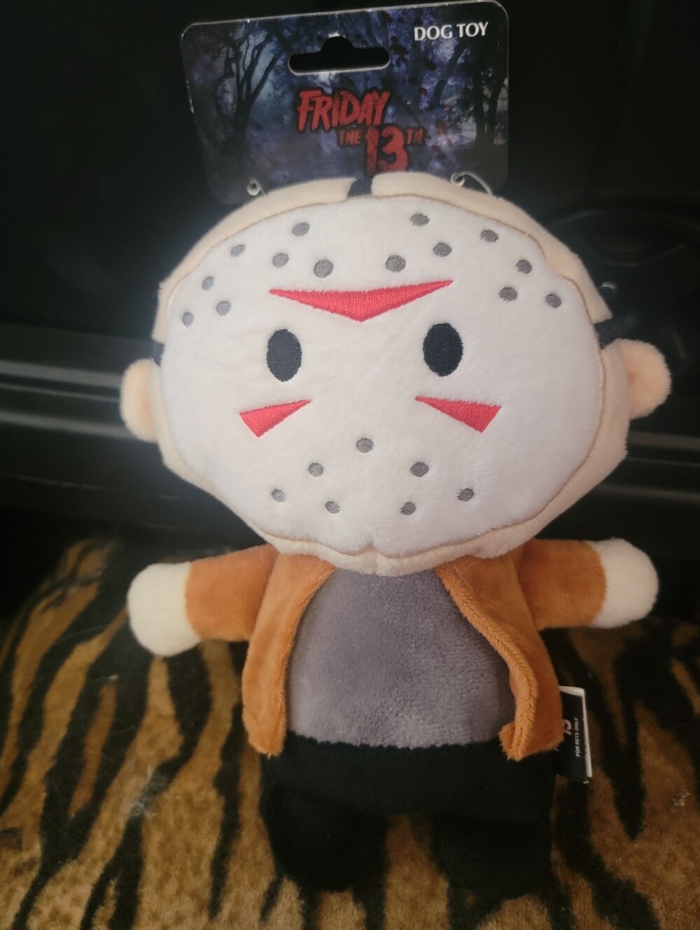Dog Stuffed Friday The 13th Character Toy W Squeak Holiday Halliween Sz Small